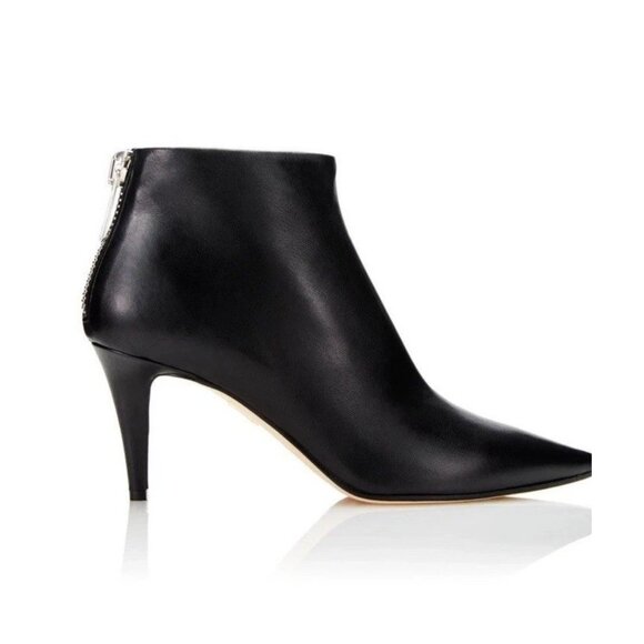 Tamara Mellon Stark High Heel Ankle Booties black designer in box 9.5 moto - Picture 3 of 16